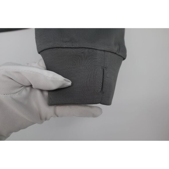 MangoPop Women's Quarter Zip Pullover Sweatshirt Kangaroo Pocket Ribbed Cuffs S - Picture 9 of 10